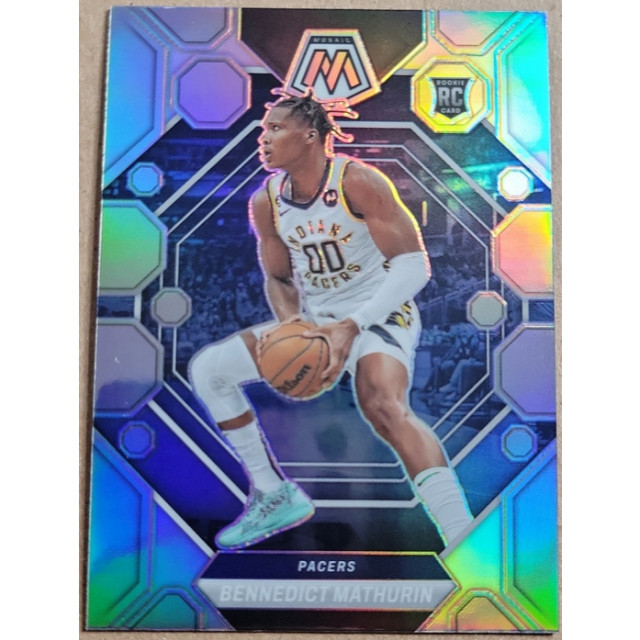 2022-23 PANINI MOSAIC BENNEDICT MATHURIN 馬賽克 RC 溜馬 球員卡 #210