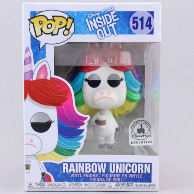 BEETLE FUNKO POP 腦筋急轉彎 彩虹獨角獸 RAINBOW UNICORN INSIDE OUT 迪士尼