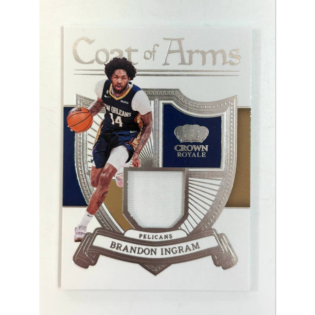 22-23 PANINI CROWN ROYALE BRANDON INGRAM COAT OF ARMS 鵜鶘 球衣卡