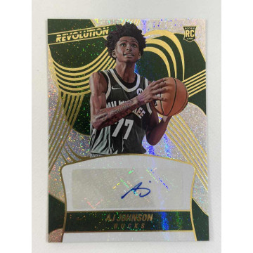 24-25 PANINI REVOLUTION AJ JOHNSON RC BUCKS 公鹿 AUTO 貼紙簽 球員卡