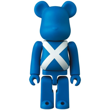 BEETLE BE@RBRICK 蘇格蘭 國旗 SCOTLAND S45 45代 FLAG 庫柏力克熊 100%