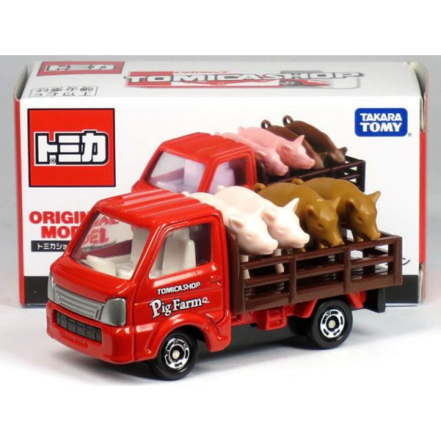 BEETLE TOMICA SHOP 限定 小豬車 載豬車 PIG TRUCK 養豬場 養豚場