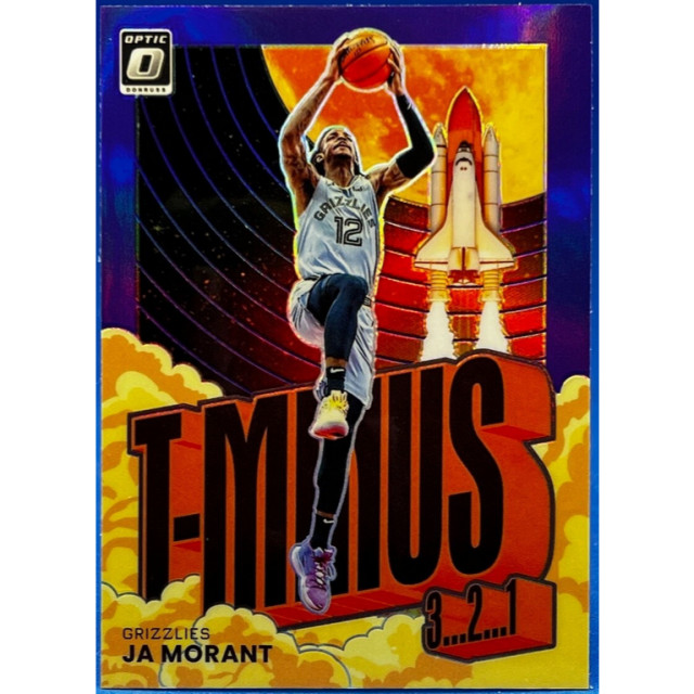 2021-22 PANINI DONRUSS OPTIC JA MORANT T-MINUS 賈·莫蘭特 灰熊 球員卡