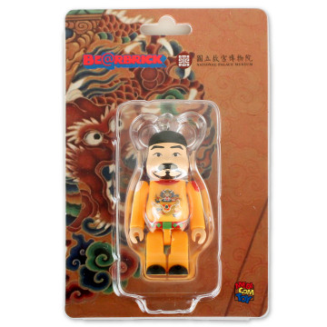 BEETLE BE@RBRICK 明孝宗 龍年 皇帝 限量 台灣 故宮 限定 庫柏力克熊 吊卡 吊飾 100%