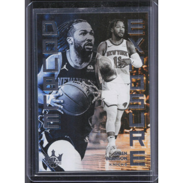 PANINI COURT KINGS JALEN BRUNSON DOUBLE EXPOSURE 紐約尼克 油畫 球員卡