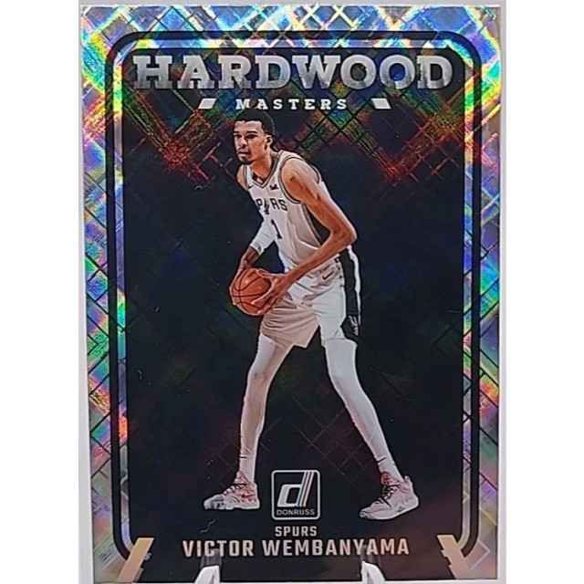 2024-25 PANINI DONRUSS VICTOR WEMBANYAMA HARDWOOD 斑馬 馬刺 球員卡