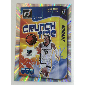 2024-25 PANINI NBA DONRUSS JA MORANT CRUNCH TIME 灰熊 球員卡 99張