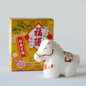 BEETLE 2026年 馬年 午 午年 招福干支 開運 招財 香皂 福運皂 福氣皂 馬年擺件 福運 自行裝飾貼紙