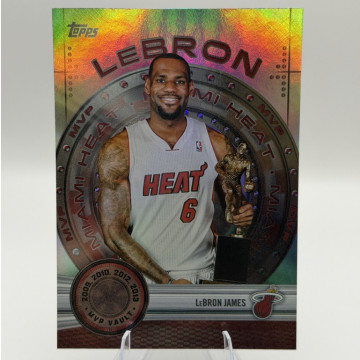 2025-26 NBA TOPPS 籃球 VAULT 彩虹亮 MAP 邁阿密 熱火 捧盃 LEBRON JAMES