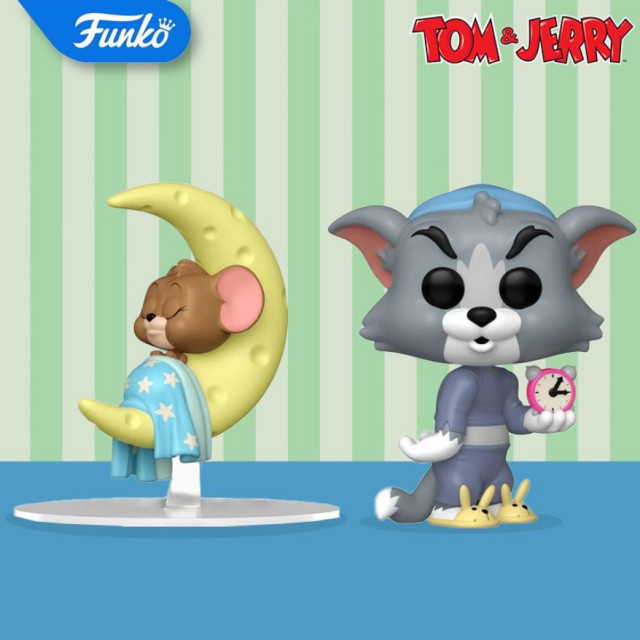 BEETLE FUNKO POP TOM AND JERRY 睡衣系列 睡覺 月亮 湯姆與傑利 傑利鼠 湯姆貓