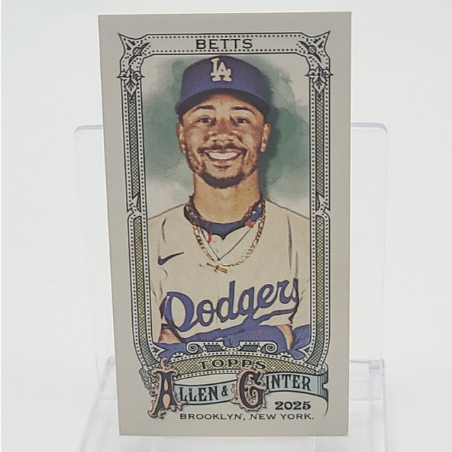 2025 TOPPS ALLEN & GINTER MINI MOOKIE BETTS 道奇 木屐 小卡 迷你卡 穆奇