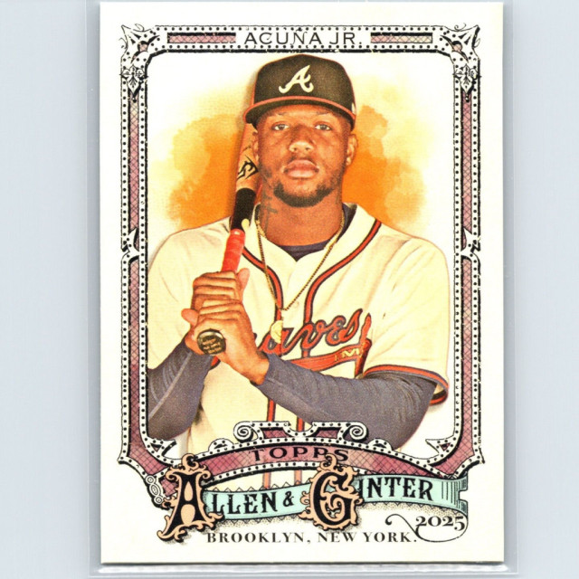 2025 TOPPS ALLEN & GINTER RONALD ACUNA JR 103 棒球卡 小羅納德·阿庫尼亞