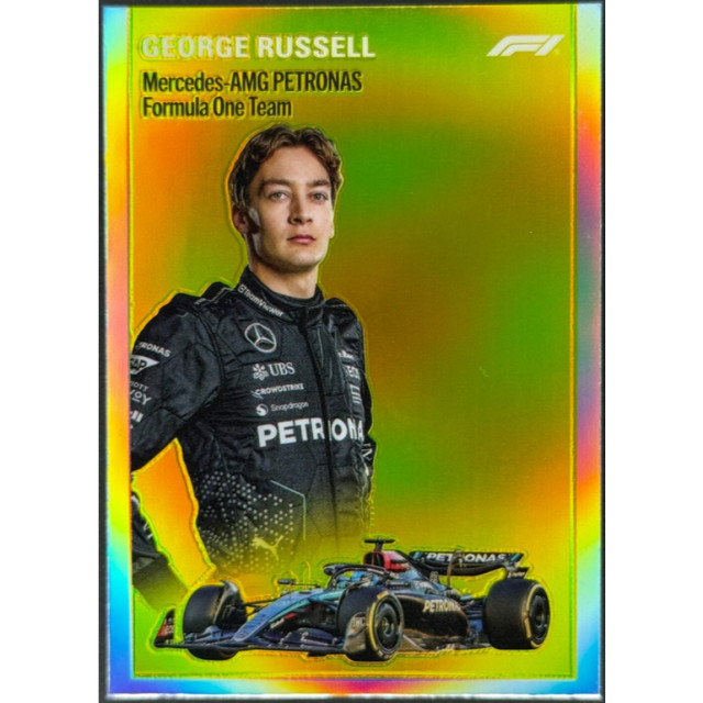 2024 TOPPS CHROME F1 GEORGE RUSSELL 梅賽德斯 AMG 賓士車隊 喬治·羅素 賽車