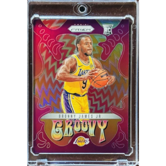 PANINI PRIZM NBA BRONNY JAMES JR RC 湖人 幫你煎 GROOVY SSP  球員卡