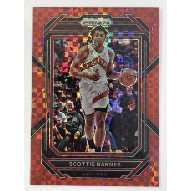 2022-23 PANINI PRIZM NBA SCOTTIE BARNES 多倫多暴龍 球員卡 紅棋盤格 75張