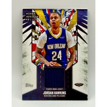 2025-26 TOPPS 籃球 NBA 紐奧良鵜鶘 JORDAN HAWKINS 球衣卡 球員親穿 物料卡 NOP