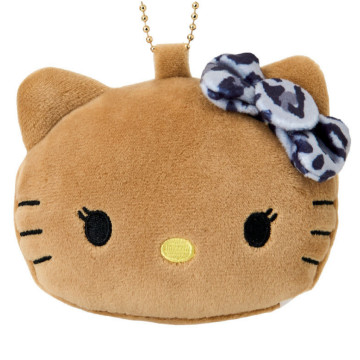 凱蒂貓 HELLO KITTY 三麗鷗 SANRIO 鏡子珠鍊吊飾 造型玩偶 吊飾 掛飾 鑰匙圈 烤焦 豹紋