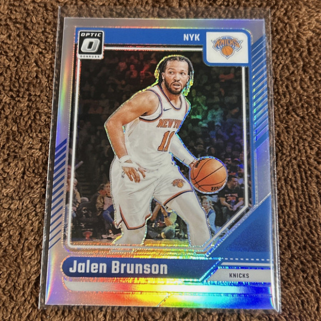 2024-25 PANINI DONRUSS OPTIC JALEN BRUNSON 尼克 大頭森 KNICKS 銀亮