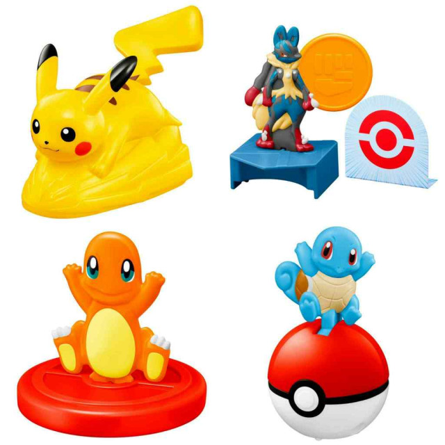 隨機出貨 BEETLE 日本限定 寶可夢 POKEMON 第一彈 快樂兒童餐玩具 皮卡丘 小火龍 傑尼龜 路卡利歐