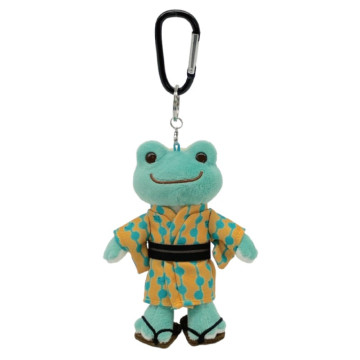 BEETLE 微笑青蛙 浴衣 PICKLES FROG 包包吊飾 掛飾 絨毛 娃娃 日本正版 日本正版