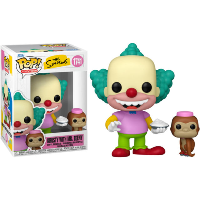 BEETLE FUNKO POP 小丑阿基 小丑庫斯提 KRUSTY MR. TEENY 辛普森家族 TV系列 1741