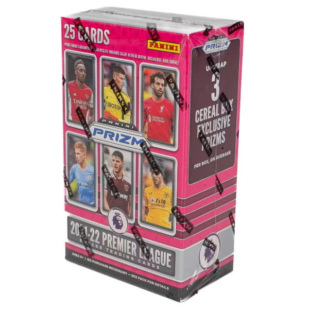整盒販售 2021-22 PANINI PRIZM PREMIER LEAGUE EPL SOCCER 英超 手雷盒