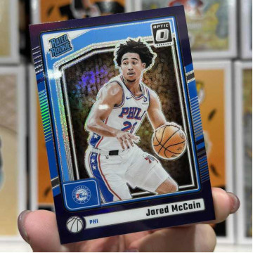 PANINI DONRUSS OPTIC JARED MCCAIN RATED RC 魔仙哥 76人 球員卡 紫亮平行