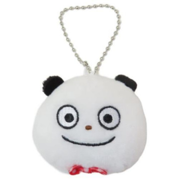 BEETLE 日本正版 西村裕二 熊貓 絨毛 玩偶 別針 吊飾 大頭款 開心熊貓 可愛 包包吊飾