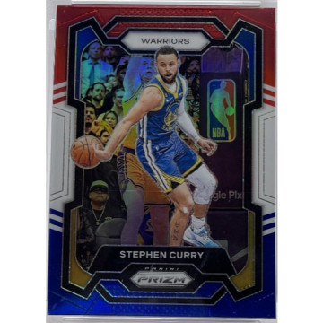 2023-24 PANINI PRIZM 柯瑞 STEPHEN CURRY NBA 銀亮 HOLO 勇士 球員卡 紅白藍