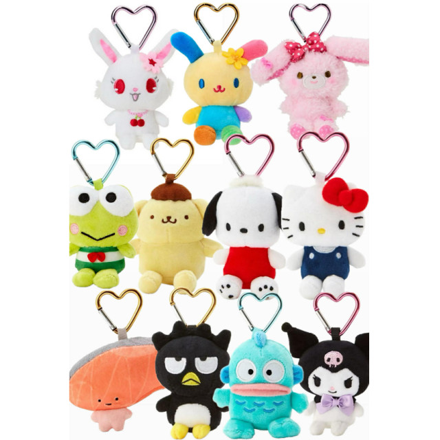 BEETLE 鑰匙圈 愛心扣 掛飾 吊飾 三麗鷗 醜魚 庫洛米 酷企鵝 布丁狗 凱蒂貓 花小兔 大眼蛙 帕洽狗