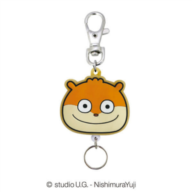 BEETLE 日本正版 西村裕二 倉鼠 伸縮 鑰匙圈 吊飾 大頭款 可愛 包包吊飾 小倉鼠
