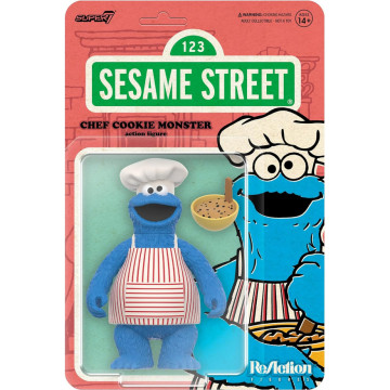 BEETLE SUPER7 CHEF COOKIE MONSTER 餅乾怪獸 芝麻街 SESAME STREET 公仔