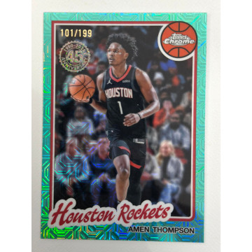 2025-26 TOPPS CHROME NBA AMEN THOMPSON MOJO 休士頓火箭 #TC-AT 限量