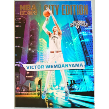 24-25 PANINI HOOPS VICTOR WEMBANYAMA 斑馬 馬刺 CITY EDITION 球員卡