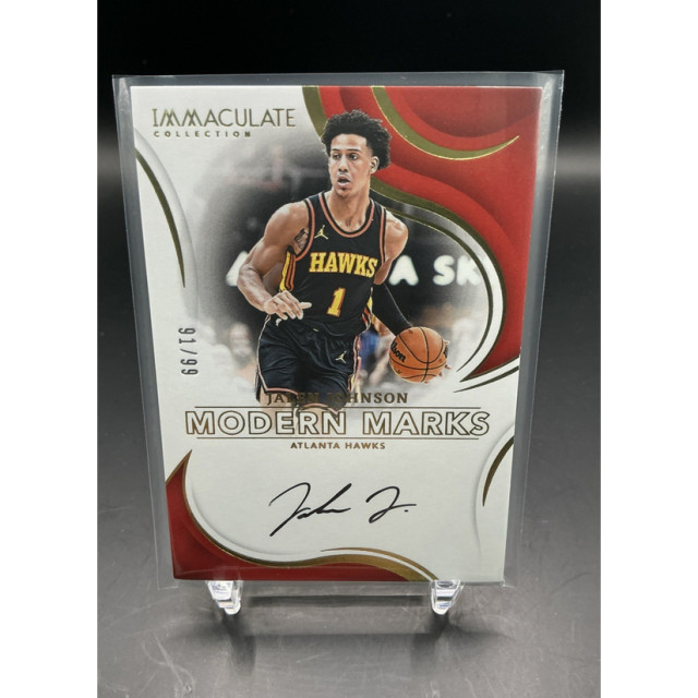2023-24 小國寶 NBA IMMACULATE JALEN JOHNSON MODERN 99張 球員卡 親筆簽名