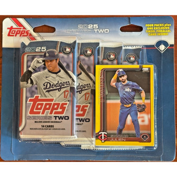 隨機出貨 2025 TOPPS BASEBALL SERIES 2 BLISTER 4 PACKS 棒球卡 S2 MLB