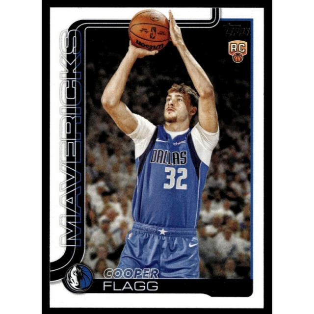 2025-26 TOPPS 籃球 NBA  COOPER FLAGG 正 BASE 狀元 達拉斯獨行俠 新人 RC
