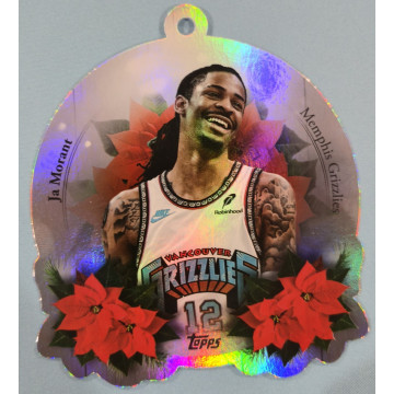2025-26 TOPPS HOLIDAY  JA MORANT ORNAMENT 聖誕球 NBA 灰熊 球員卡