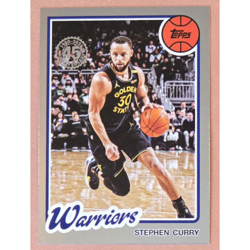 TOPPS 2025-26 NBA 1980-81 勇士 STEPHEN CURRY 柯瑞 45周年 復古 球員卡