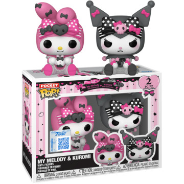 BEETLE FUNKO POCKET POP MELODY KUROMI 庫洛米 美樂蒂 三麗鷗 SANRIO 兩入