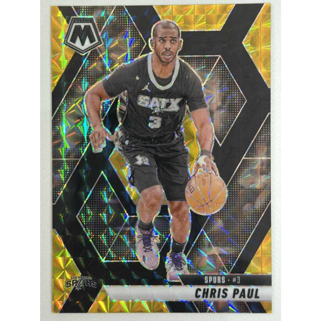 2024-25 PANINI NBA MOSAIC CHRIS PAUL 馬賽克 馬刺 球員卡 金色 限量8張 #59