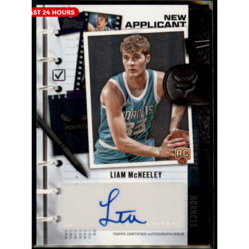 2025-26 TOPPS 籃球 NBA LIAM MCNEELEY AUTO 黃蜂 親筆簽名 RC 新人 簽名球員卡
