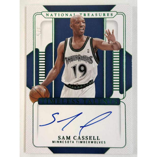 24-25 PANINI NT 大國寶 NBA SAM CASSELL 卡面簽  外星人 灰狼 球員卡 5張