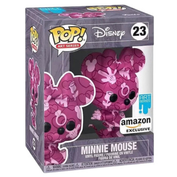 BEETLE FUNKO POP 米妮 MINNIE MOUSE 迪士尼 ART SERIES 亞馬遜限定 粉色愛心