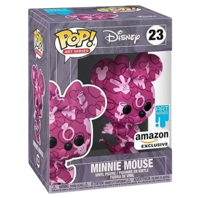 BEETLE FUNKO POP 米妮 MINNIE MOUSE 迪士尼 ART SERIES 亞馬遜限定 粉色愛心