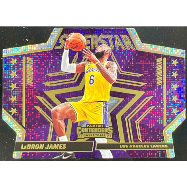 22-23 PANINI CONTENDERS LEBRON JAMES SUPERSTAR DIE-CUT 湖人球員卡