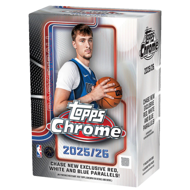 整盒販售 2025-26 TOPPS CHROME BASKETBALL VALUE BOX 籃球卡 NBA 球員卡