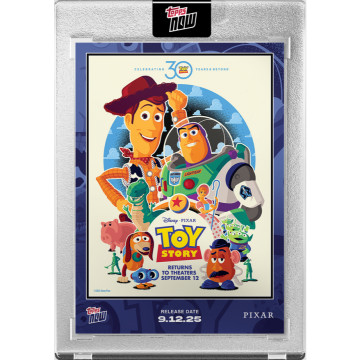 BEETLE 2025 DISNEY TOPPS NOW TOY STORY 迪士尼 玩具總動員 30周年 原封殼藝術卡