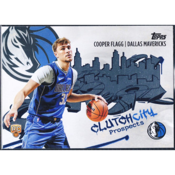 2025-26 TOPPS COOPER FLAGG RC CLUTCH CITY NBA 達拉斯獨行俠 新人 CC-1